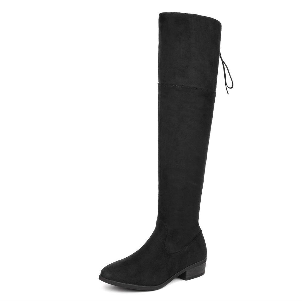 Suede Over The Knee Thigh High Classic Boot